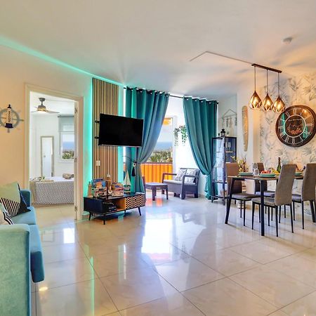 Luxory Dreamy Sunset, Seafront, Direct Access To The Promenade,Wifi,Pool,Free Parking Apartment ลอส กริสเตียนอส ภายนอก รูปภาพ