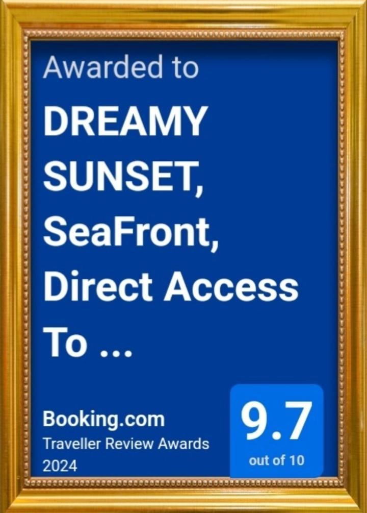 Luxory Dreamy Sunset, Seafront, Direct Access To The Promenade,Wifi,Pool,Free Parking Apartment ลอส กริสเตียนอส ภายนอก รูปภาพ