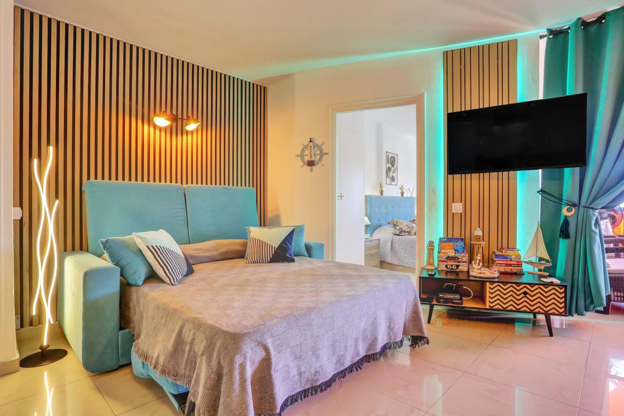 Luxory Dreamy Sunset, Seafront, Direct Access To The Promenade,Wifi,Pool,Free Parking Apartment ลอส กริสเตียนอส ภายนอก รูปภาพ