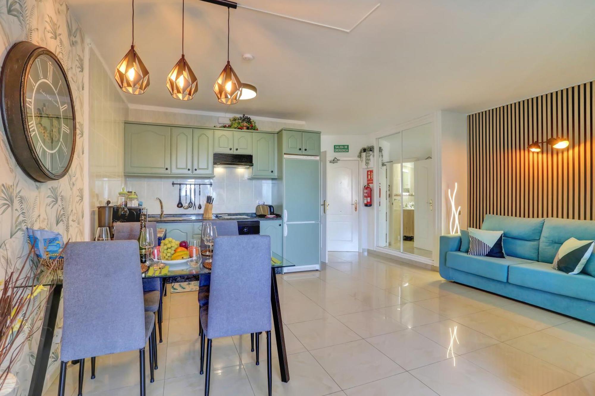 Luxory Dreamy Sunset, Seafront, Direct Access To The Promenade,Wifi,Pool,Free Parking Apartment ลอส กริสเตียนอส ภายนอก รูปภาพ